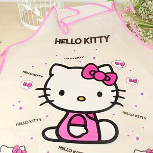 HELLO‎ KITTY Kids Plastic Waterproof Apron (BRAND-NEW & SO CUTE!)